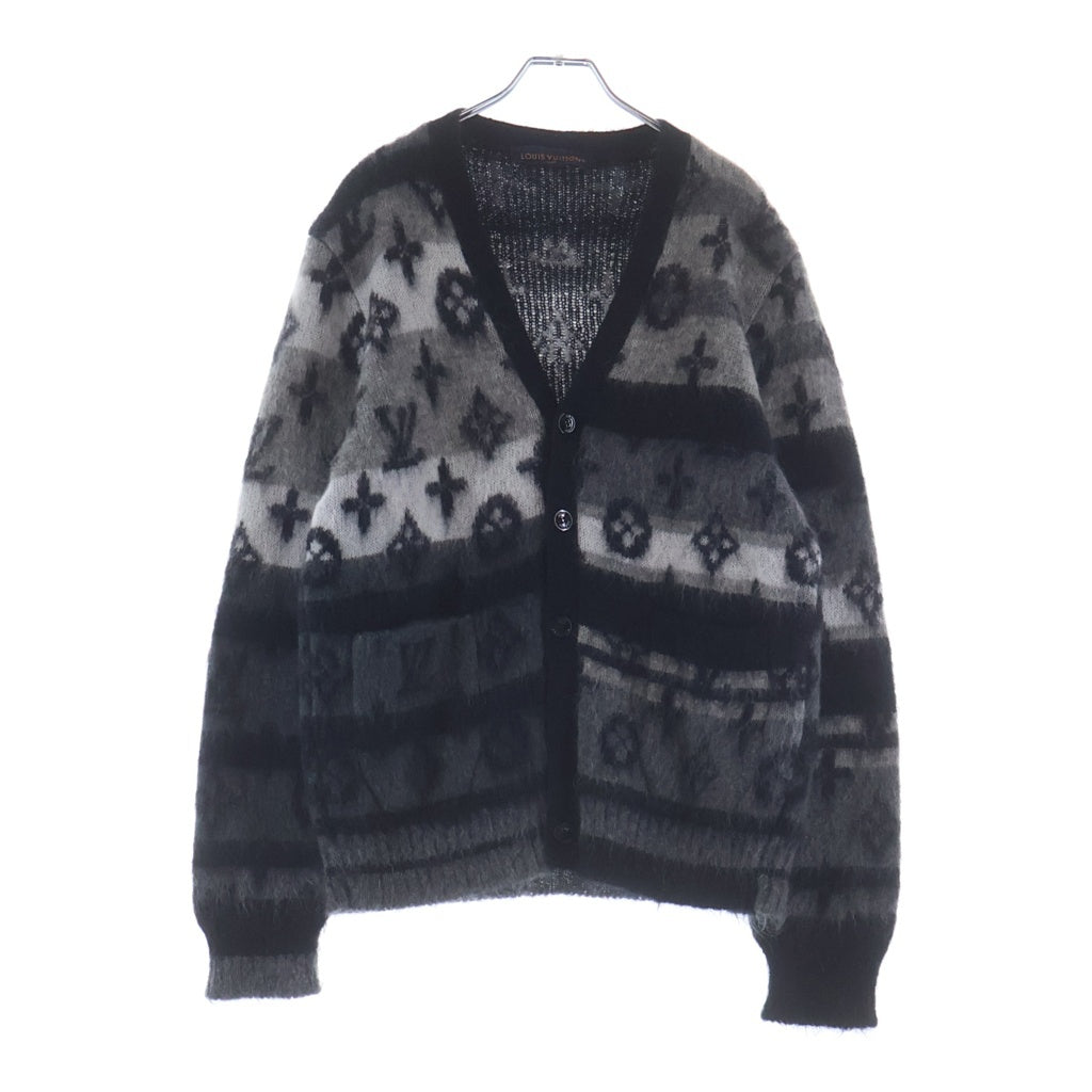 LOUIS VUITTON(ルイヴィトン) RM241MQ NE5 HQN46W モノグラム モヘア カーディガン ブラック #S