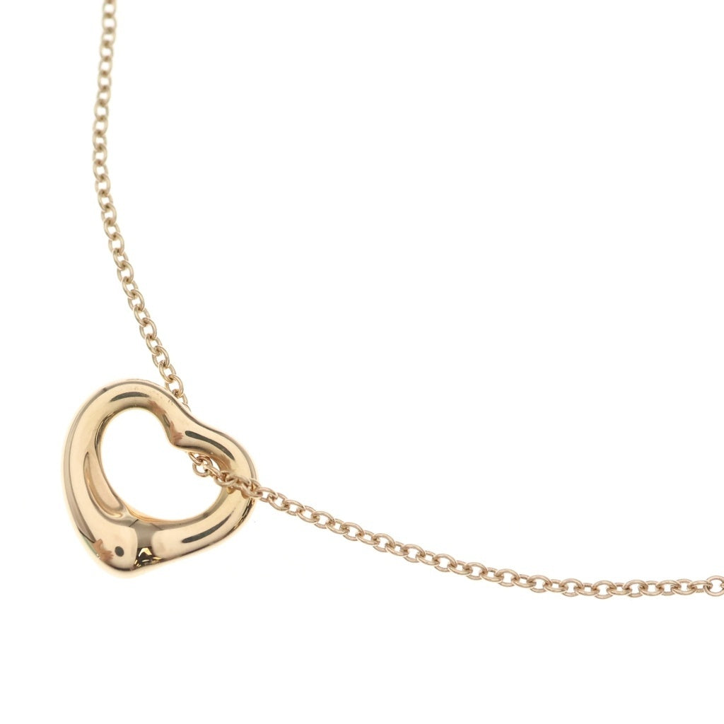 TIFFANY & Co.(ティファニー) ティファニー エルサペレッティ オープンハートネックレス ペンダント チェーン ピンクゴールド 750 レディース