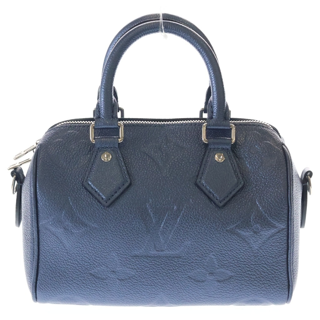 LOUIS VUITTON(ルイヴィトン) モノグラムアンプラント スピーディ バンドリエール20 メタリックブルー 2WAY ハンドバッグ ショルダーバッグ ICタイプ M58958 レディース