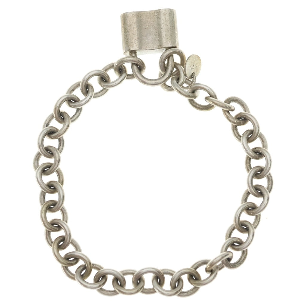 TIFFANY & Co.(ティファニー) 1837 パドロック ブレスレット チェーン シルバー SV925 23.4g レディース