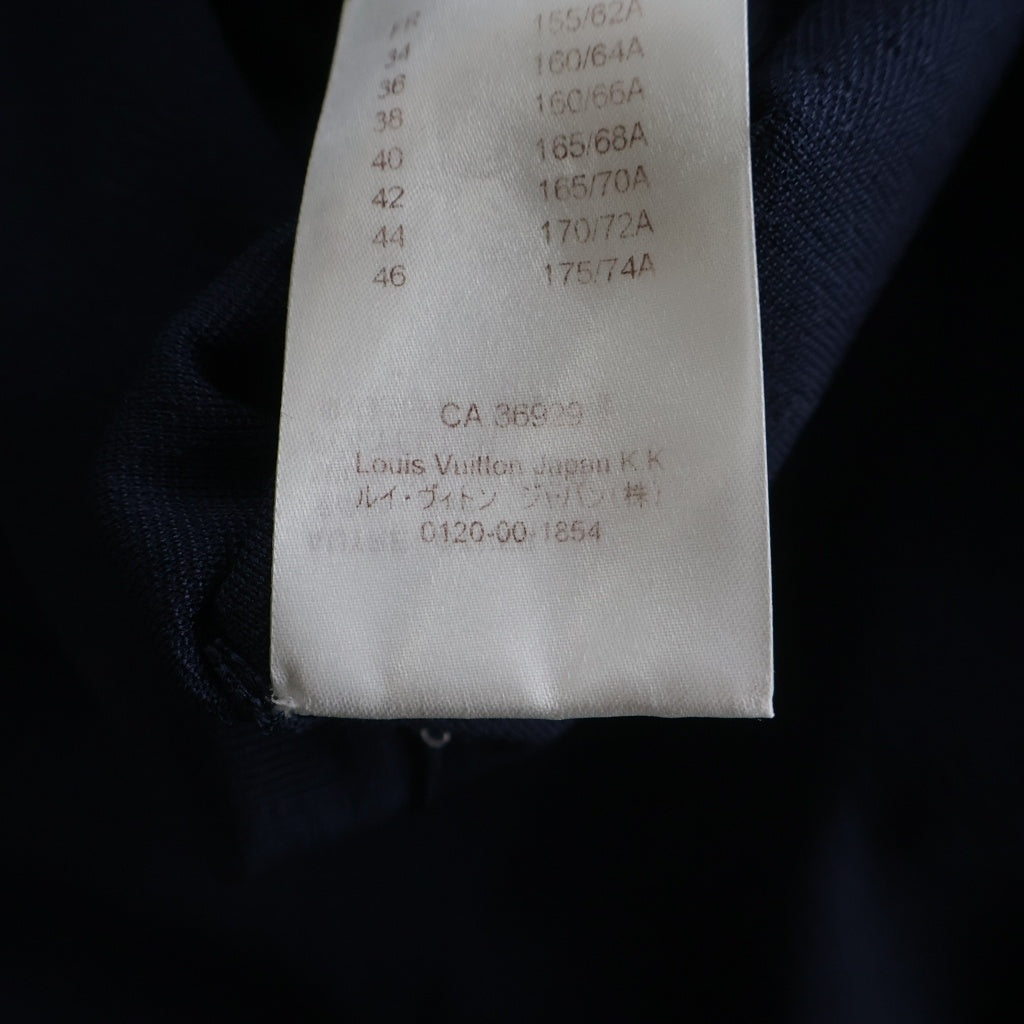 LOUIS VUITTON(ルイヴィトン) モノグラム ノースリーブ ワンピース ネイビー #S RW162W ONJ FAKD16 レディース