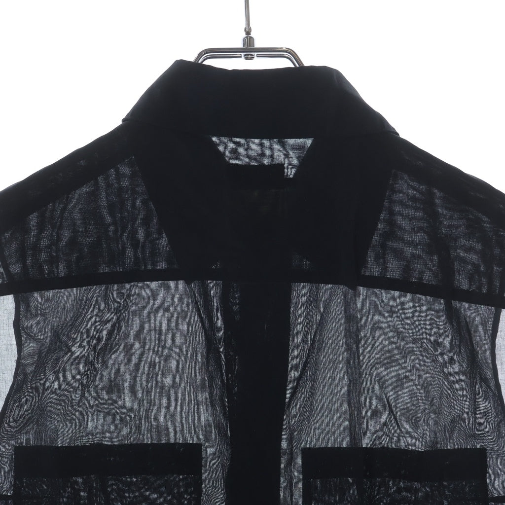 CHANEL(シャネル) スパンコール シアー ノースリーブブラウス ブラック #38 P14685W02592 レディース