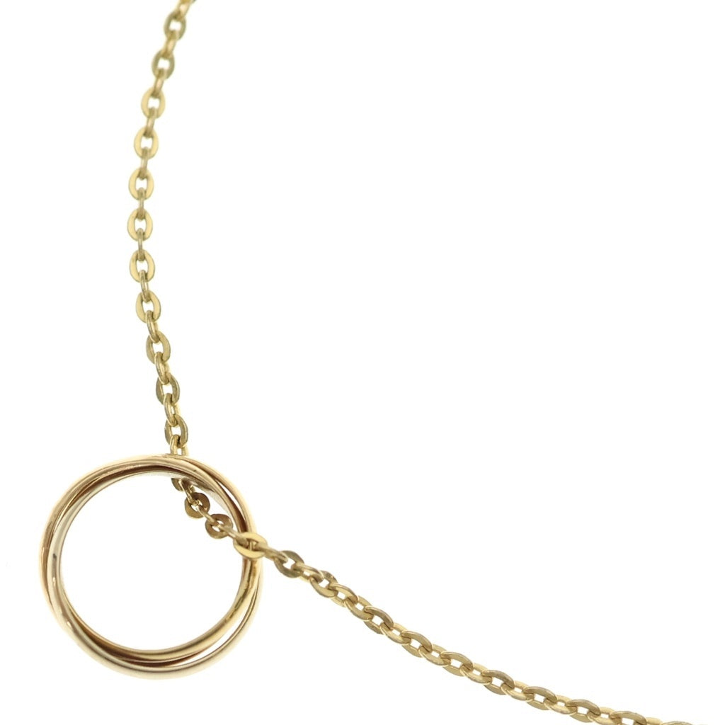 Cartier(カルティエ) ミニトリニティトップネックレス ペンダント チェーン ゴールド×ピンクゴールド×ホワイトゴールド 750 レディース