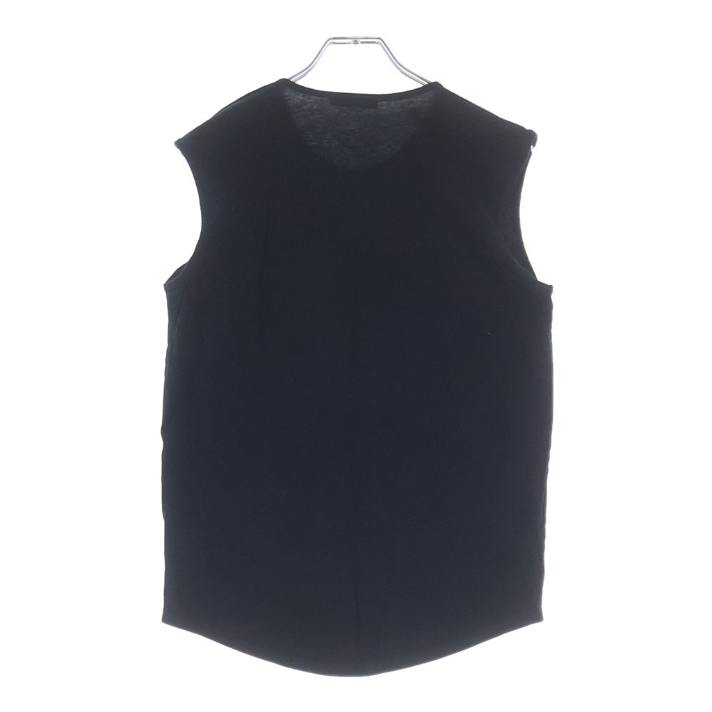 BALMAIN(バルマン) ロゴタンクトップ 肩ボタン ブラック #XS レディース