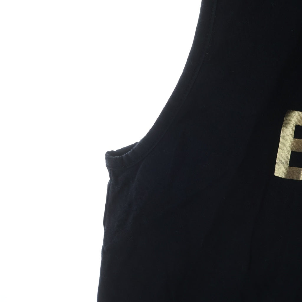 BALMAIN(バルマン) ロゴタンクトップ 肩ボタン ブラック #XS レディース