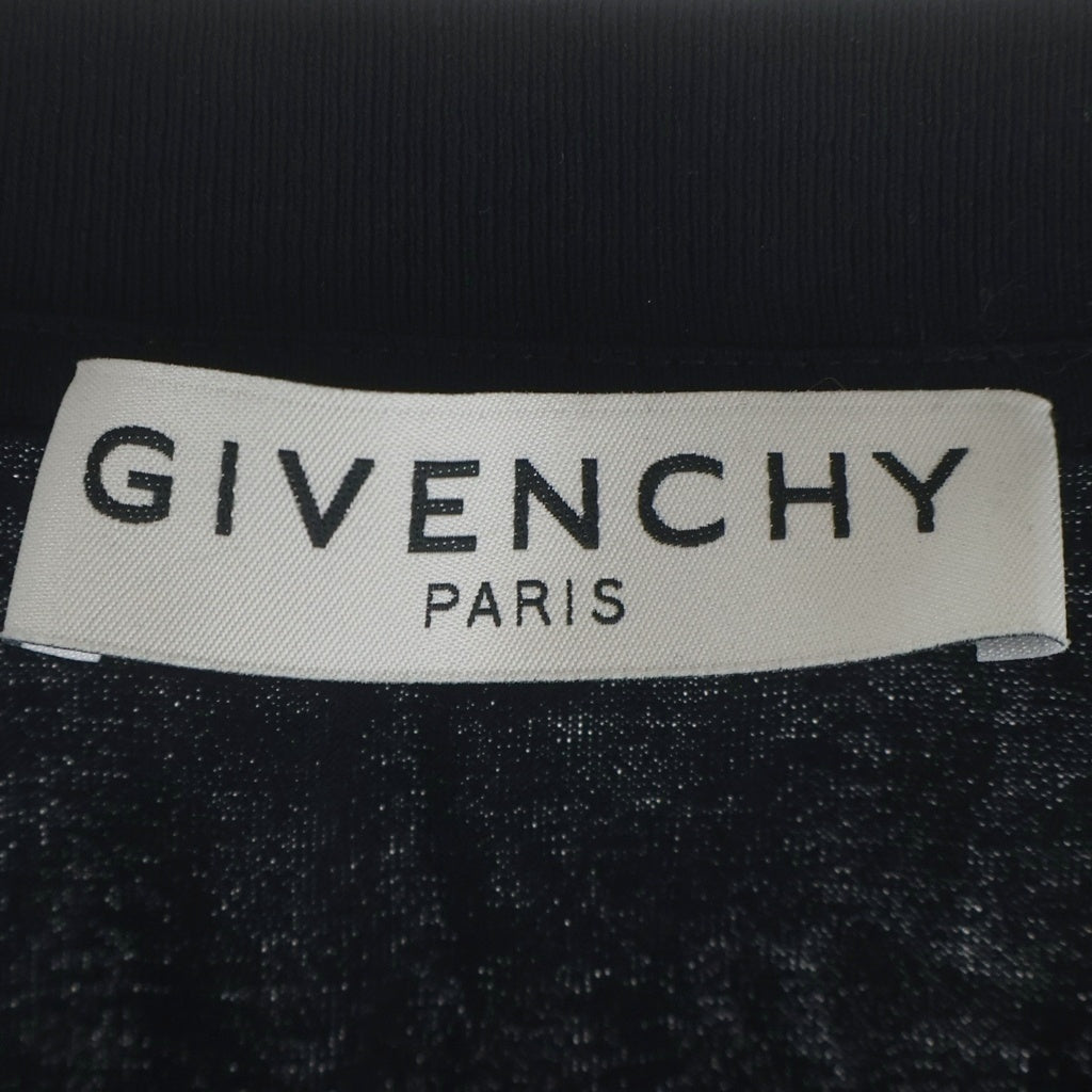 GIVENCHY(ジバンシィ) ロゴ刺繍 クルーネック 半袖Tシャツ カットソー ブラック レディース