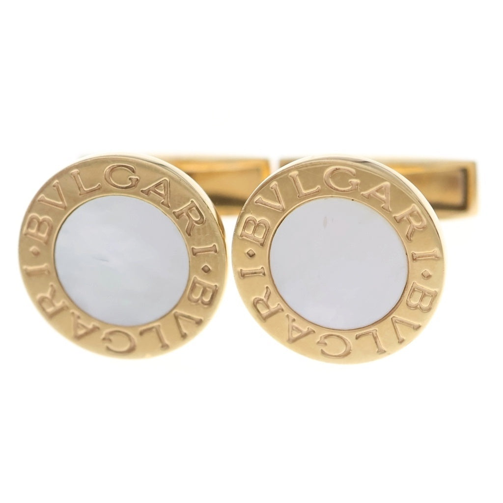 BVLGARI(ブルガリ) ブルガリブルガリ マザーオブパール カフス ピンクゴールド 750 13.7g