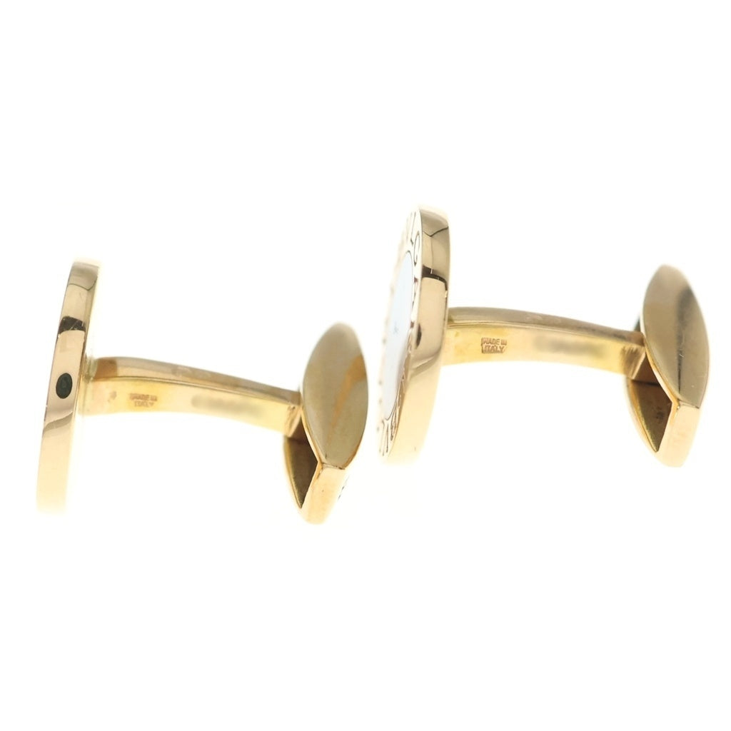 BVLGARI(ブルガリ) ブルガリブルガリ マザーオブパール カフス ピンクゴールド 750 13.7g