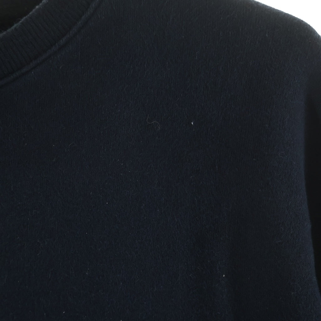 A.P.C(アーペーセー) ロゴ刺繍スウェット トレーナー ブラック #L