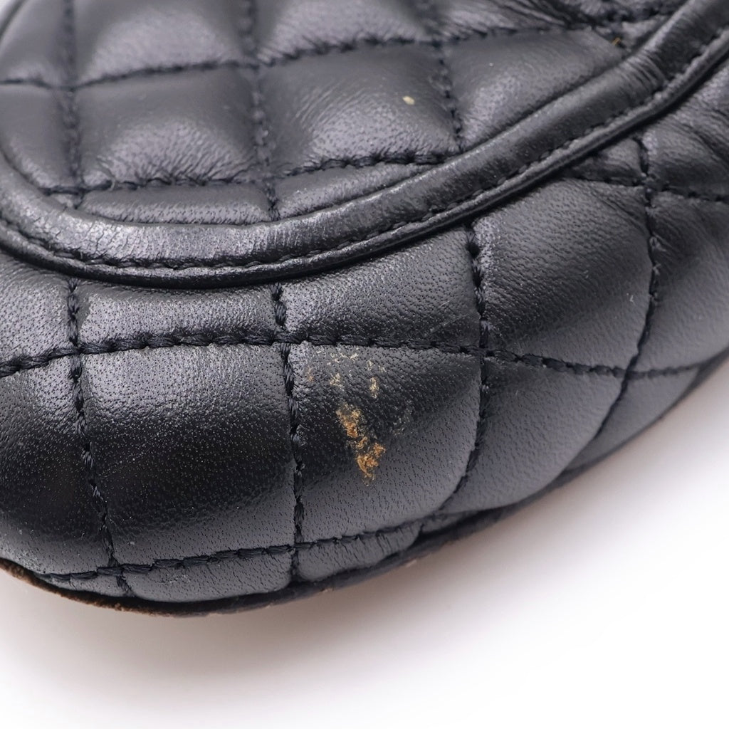 CHANEL(シャネル) マトラッセ No5チャームローファー ブラック レザー #35 1/2 レディース