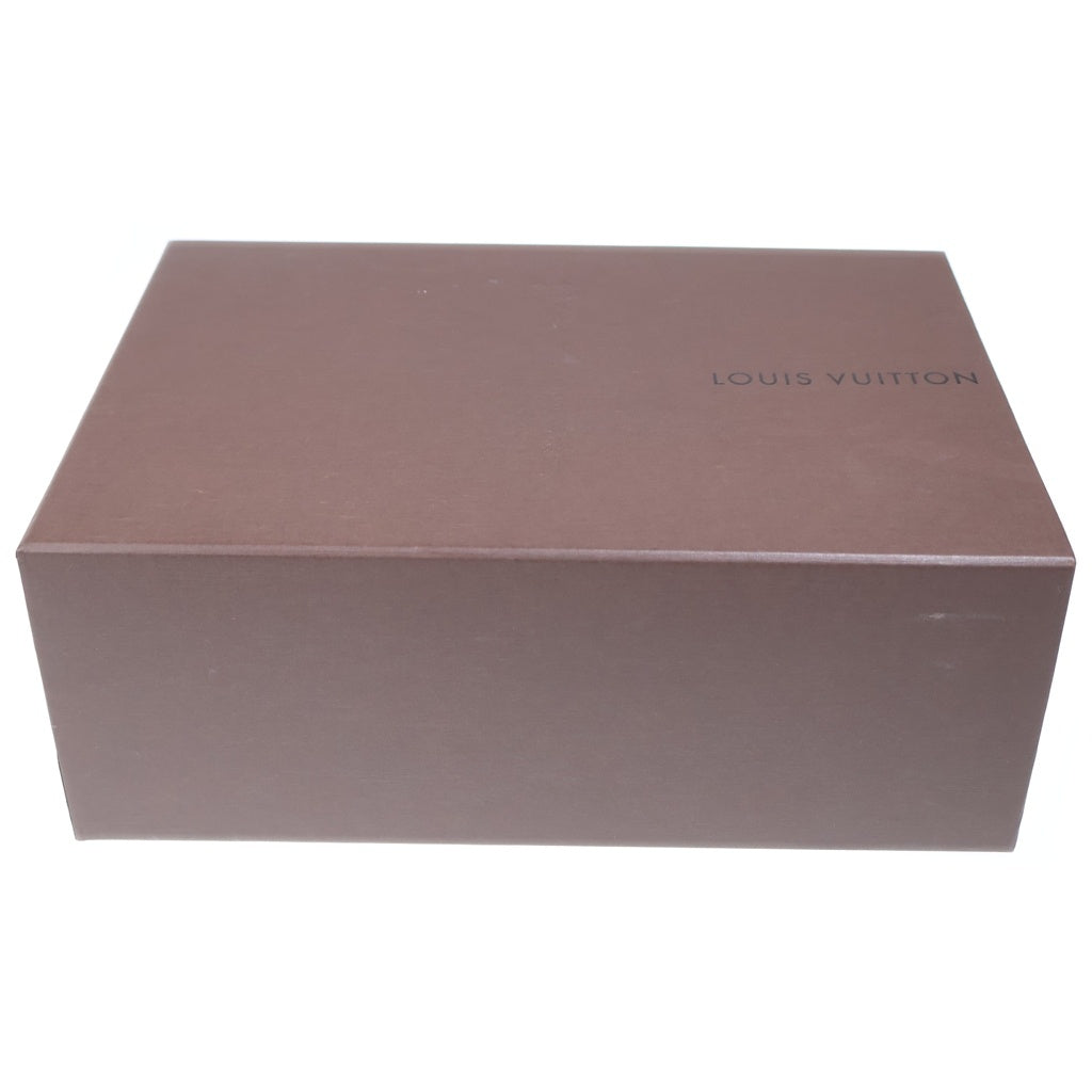 LOUIS VUITTON(ルイヴィトン) ロゴキューブ レザー フラットシューズ パンプス ブラック レディース