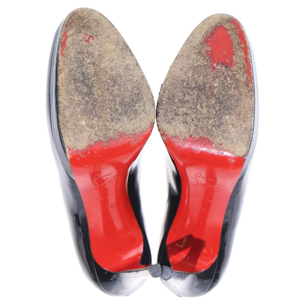 CHRISTIAN LOUBOUTIN(クリスチャンルブタン) パテントレザー ヒール パンプス シューズ ブラック レディース