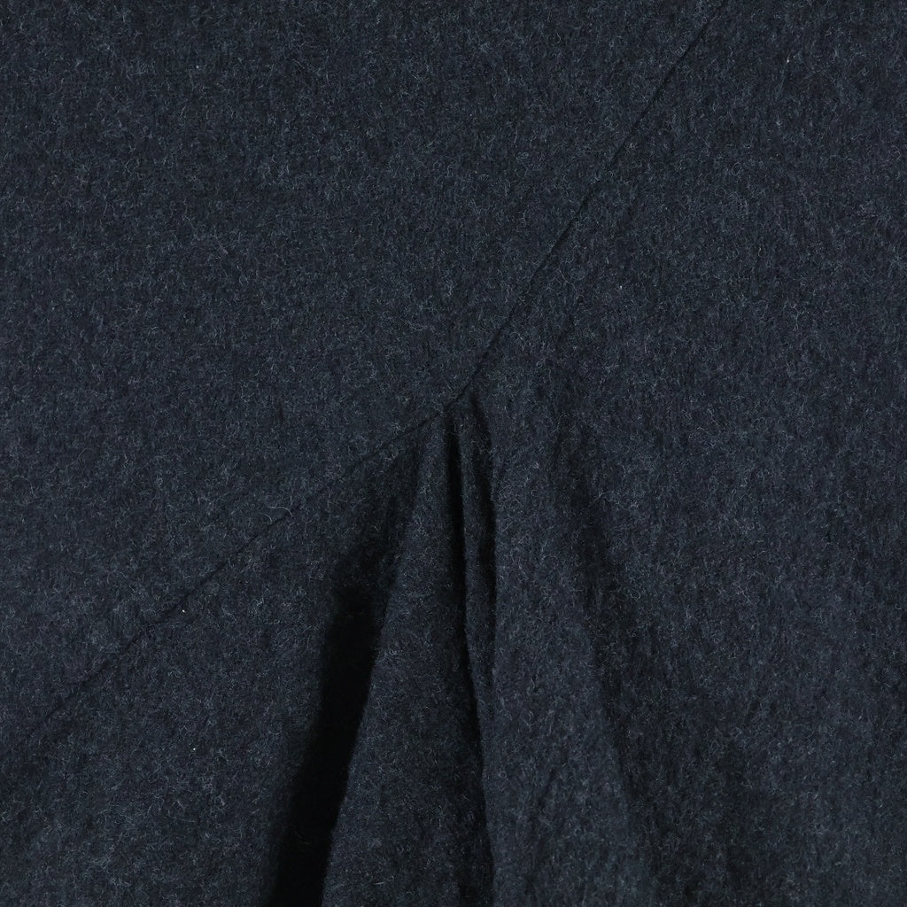 Rick Owens(リックオウエンス) 12AW リブ切り替え ウール ニット タイト ミディアム スカート グレー レディース