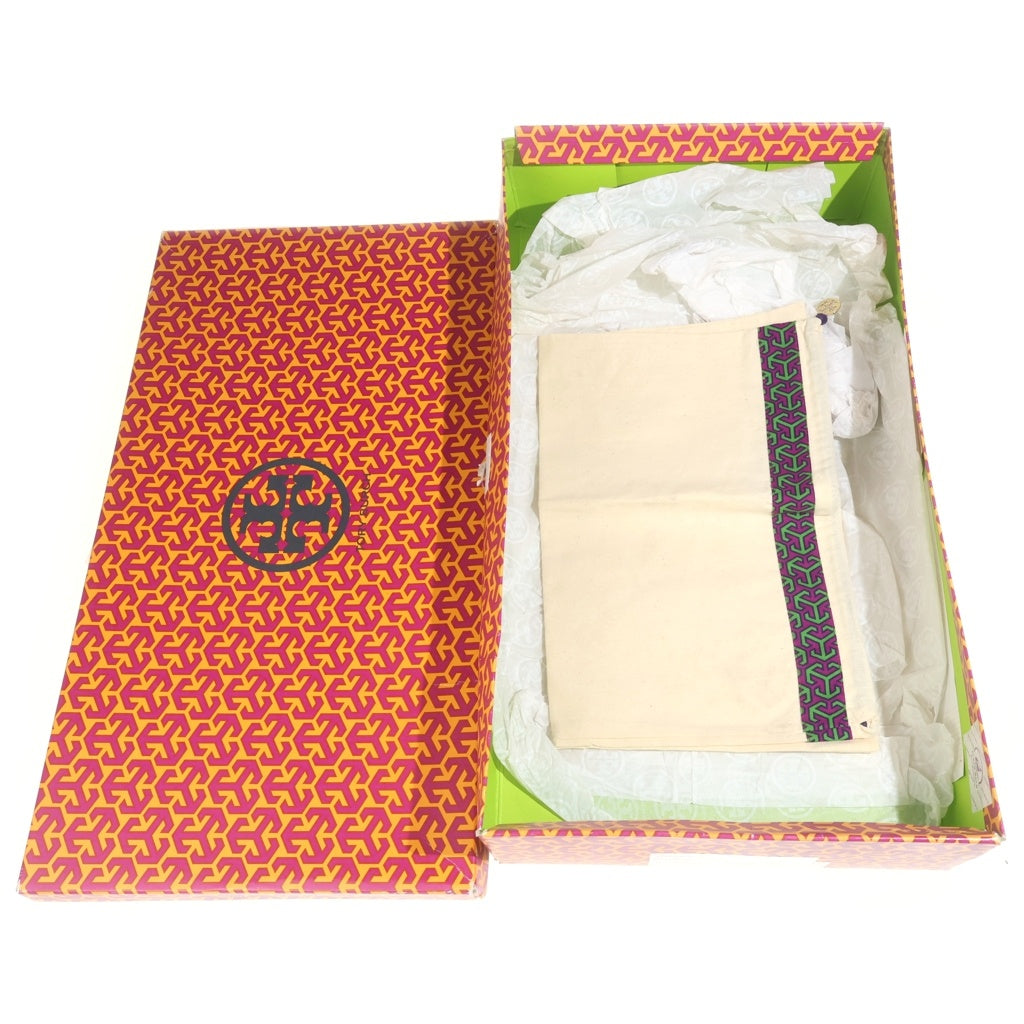 TORY BURCH(トリー バーチ) アマンダ トール ライディング ロゴプレート レザー サイドジップ ロング ブーツ 31128372 レディース