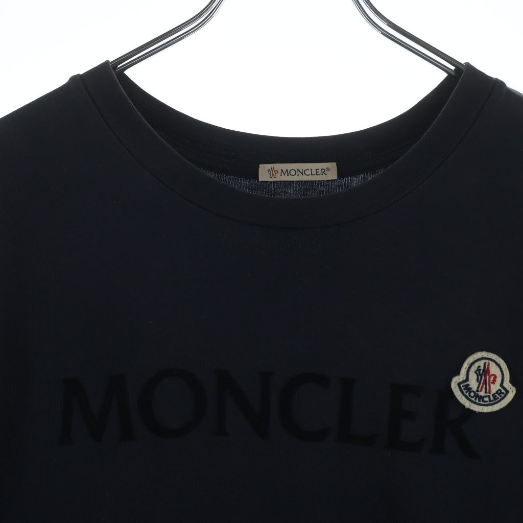 MONCLER(モンクレール) 21SS ロゴワッペン クルーネックロゴ Tシャツ ネイビー コットン H20918C00025 8390T