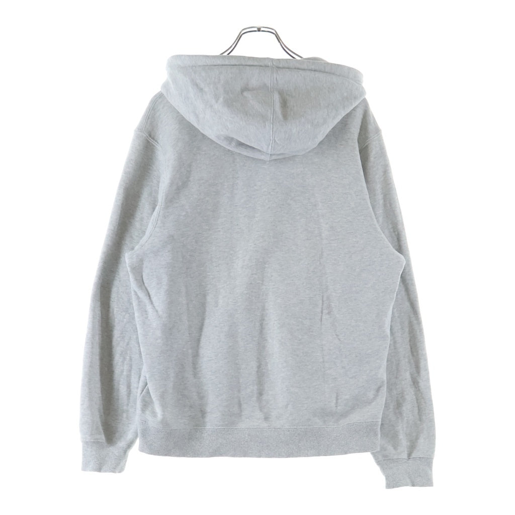 STUSSY(ステューシー) パイルアーチロゴ プルオーバーパーカー フーディー グレー #M