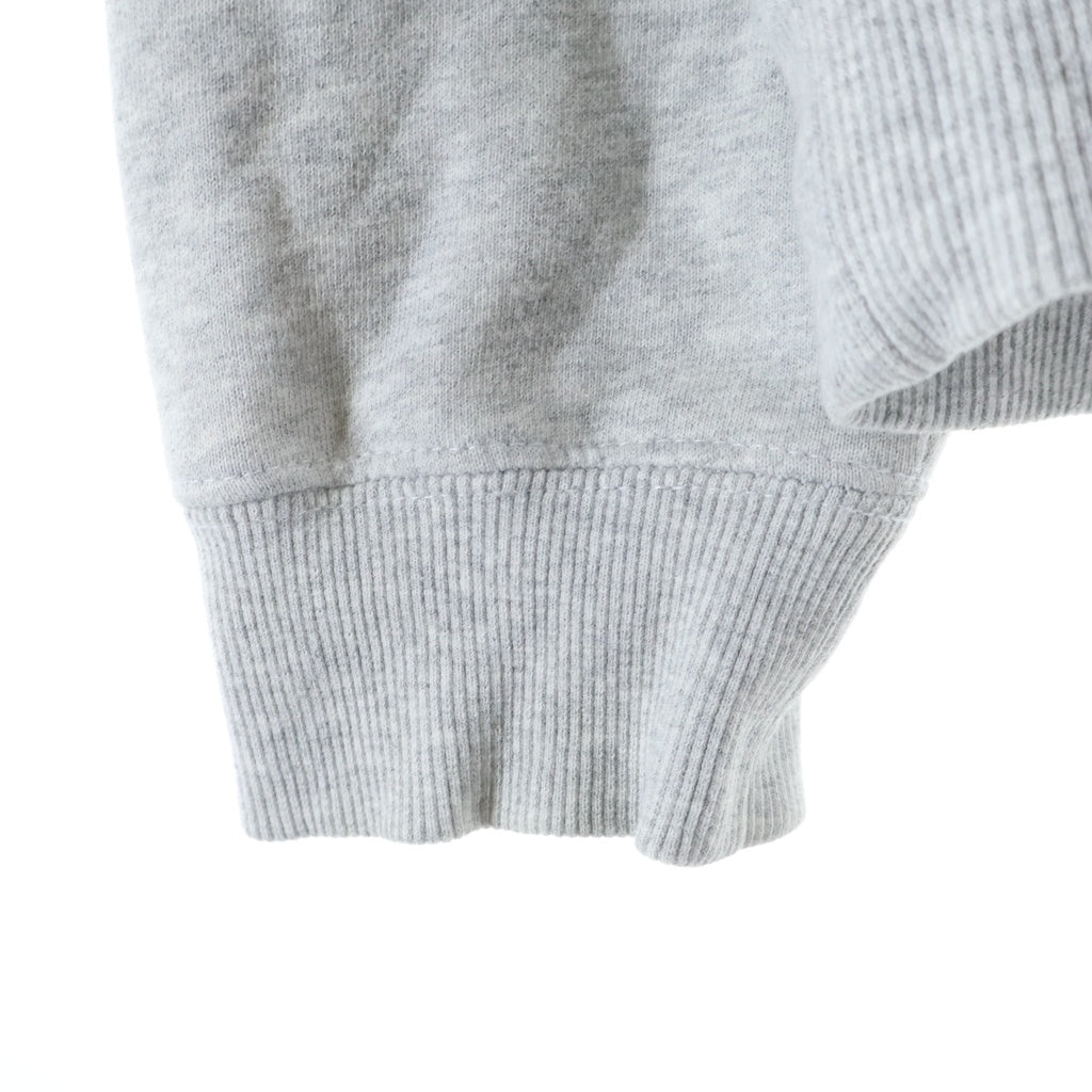 STUSSY(ステューシー) パイルアーチロゴ プルオーバーパーカー フーディー グレー #M