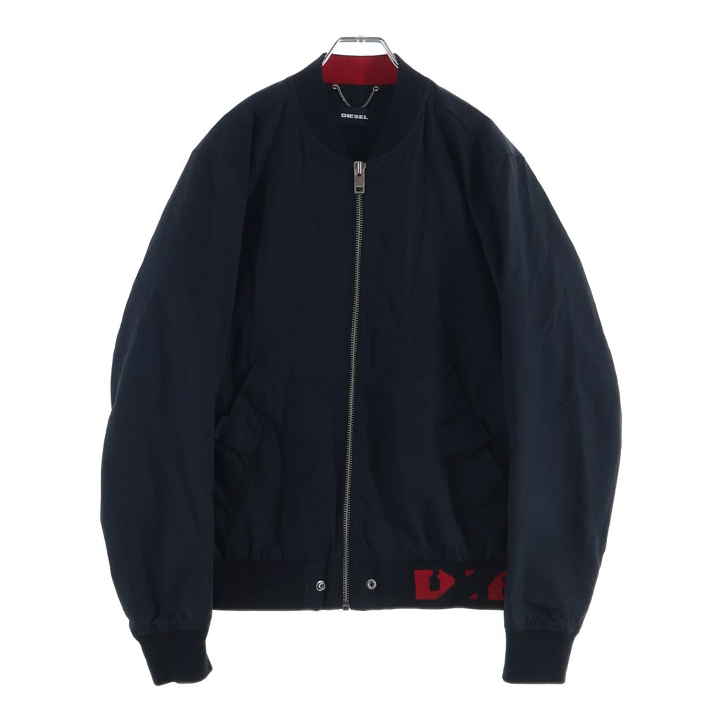 DIESEL(ディーゼル) ボンバージャケット コットンツイル ブラック コットン