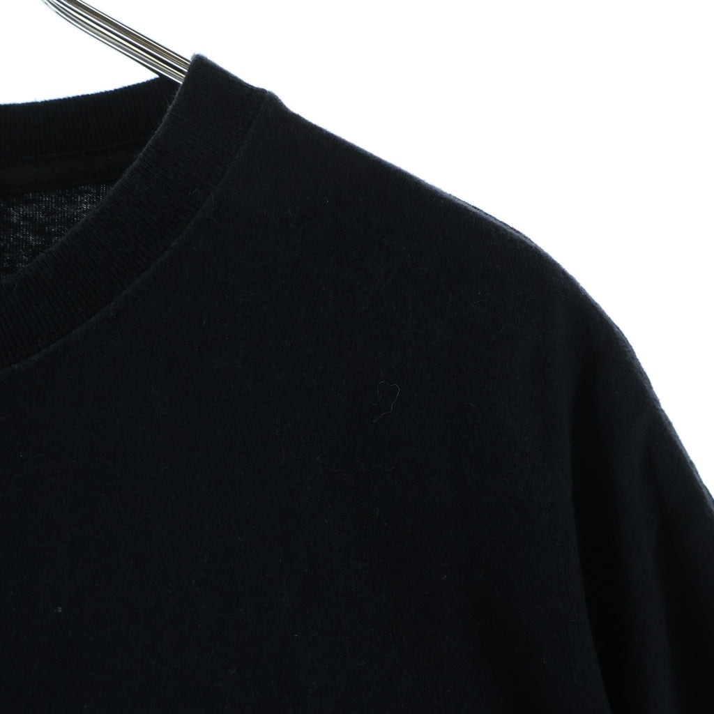 BALENCIAGA(バレンシアガ) レインボーロゴ刺繍Tシャツ ブラック #M 570805 レディース