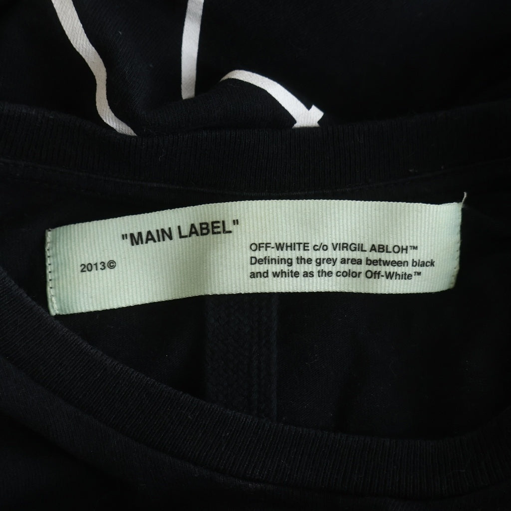 OFF-WHITE(オフホワイト) 長袖Tシャツ バックプリント ブラック 18185024 レディース