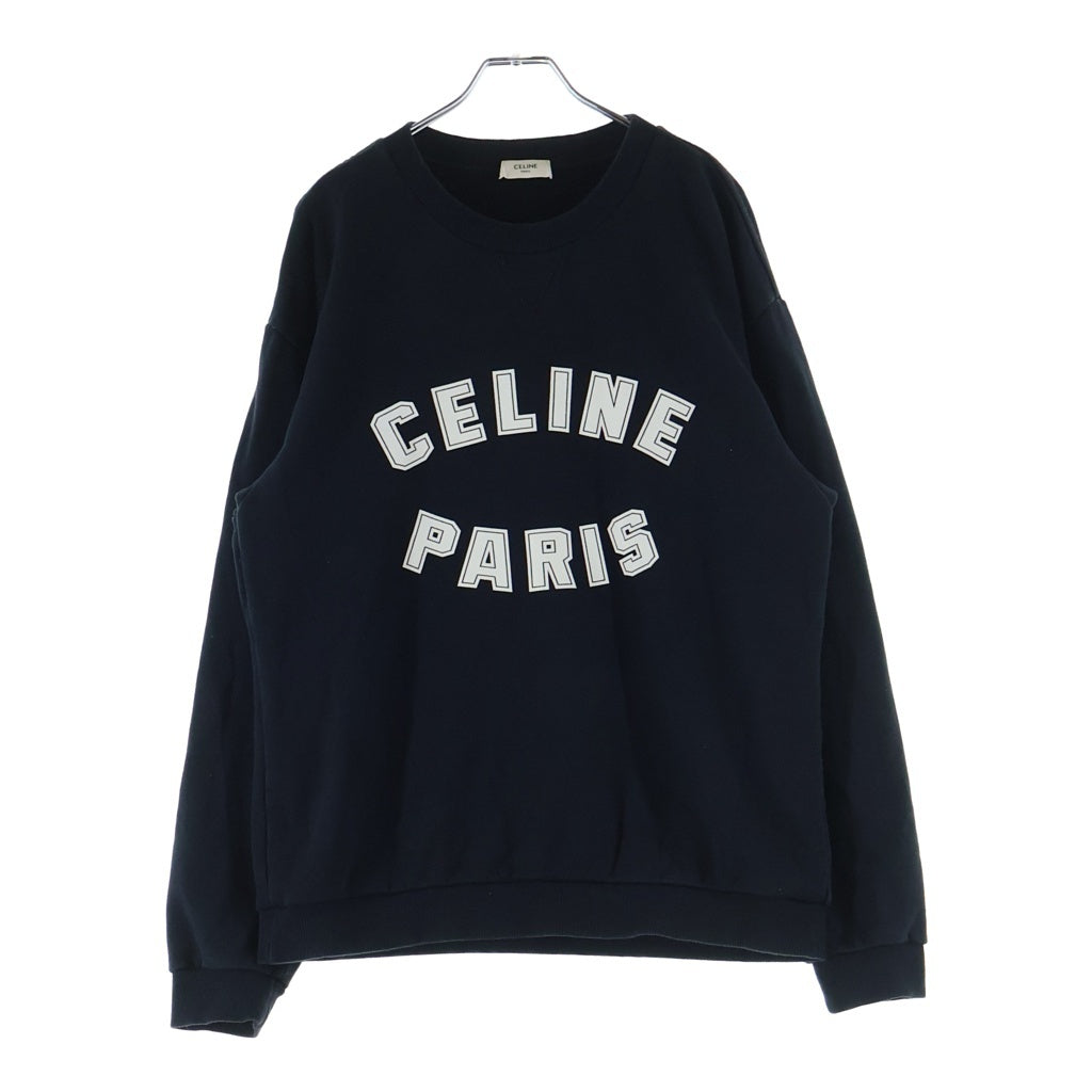 CELINE ブラック スウェット M CELINE（セリーヌ） スウェットシャツ RY030670Q.38AW メンズ クルー