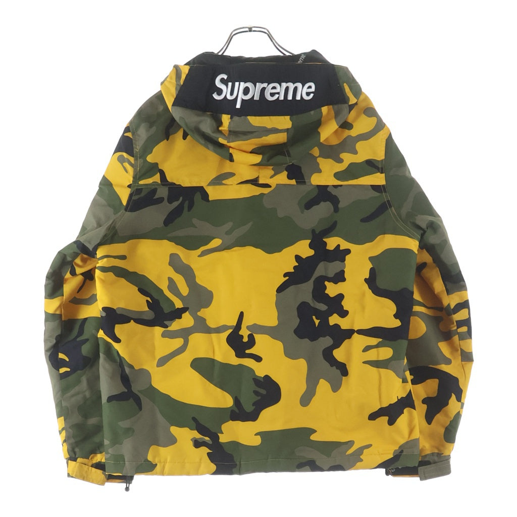 SUPREME(シュプリーム) ハーフジッププルオーバージャケット 迷彩柄 イエロー×グリーン M