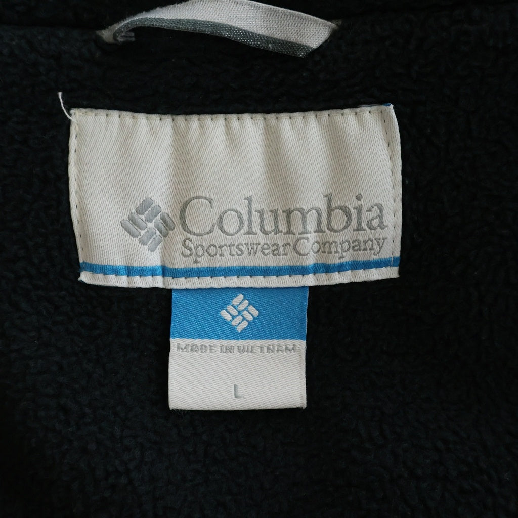 Columbia(コロンビア) リアルツリーカモ 迷彩柄切り替え フリースライニング ジップアップジャケット ブラック/カーキ