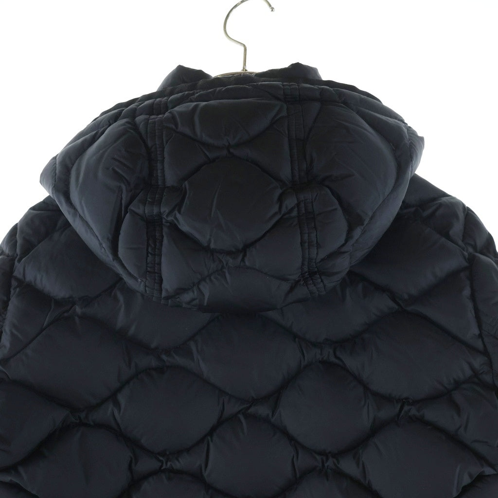 MONCLER(モンクレール) 17AW MORANDIERES モランディエール ワッペンロゴ フーデッド ダウンジャケット ブラック C20914131805 53227 レディース