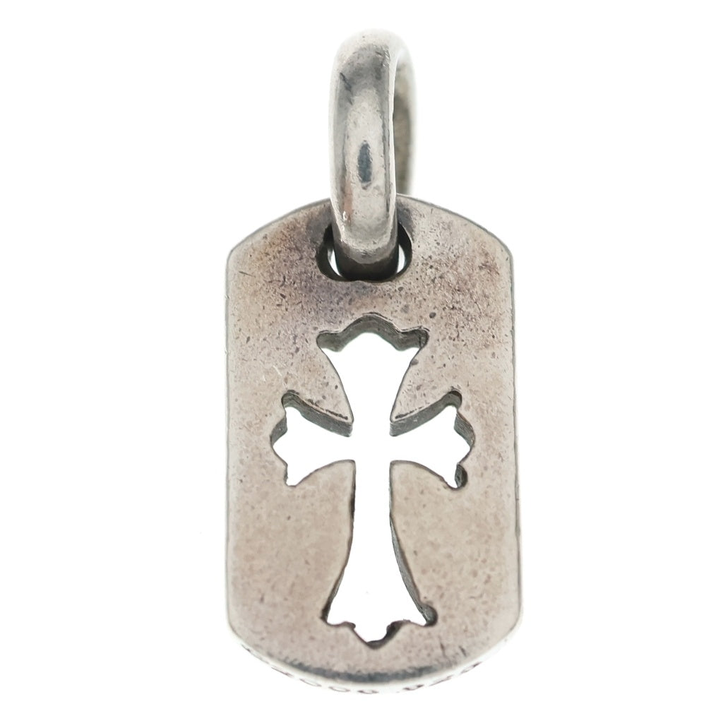 CHROME HEARTS(クロムハーツ) D TAG SML CO CRS カットアウトクロスドッグタグ スモール ペンダントトップ シルバー BCA242