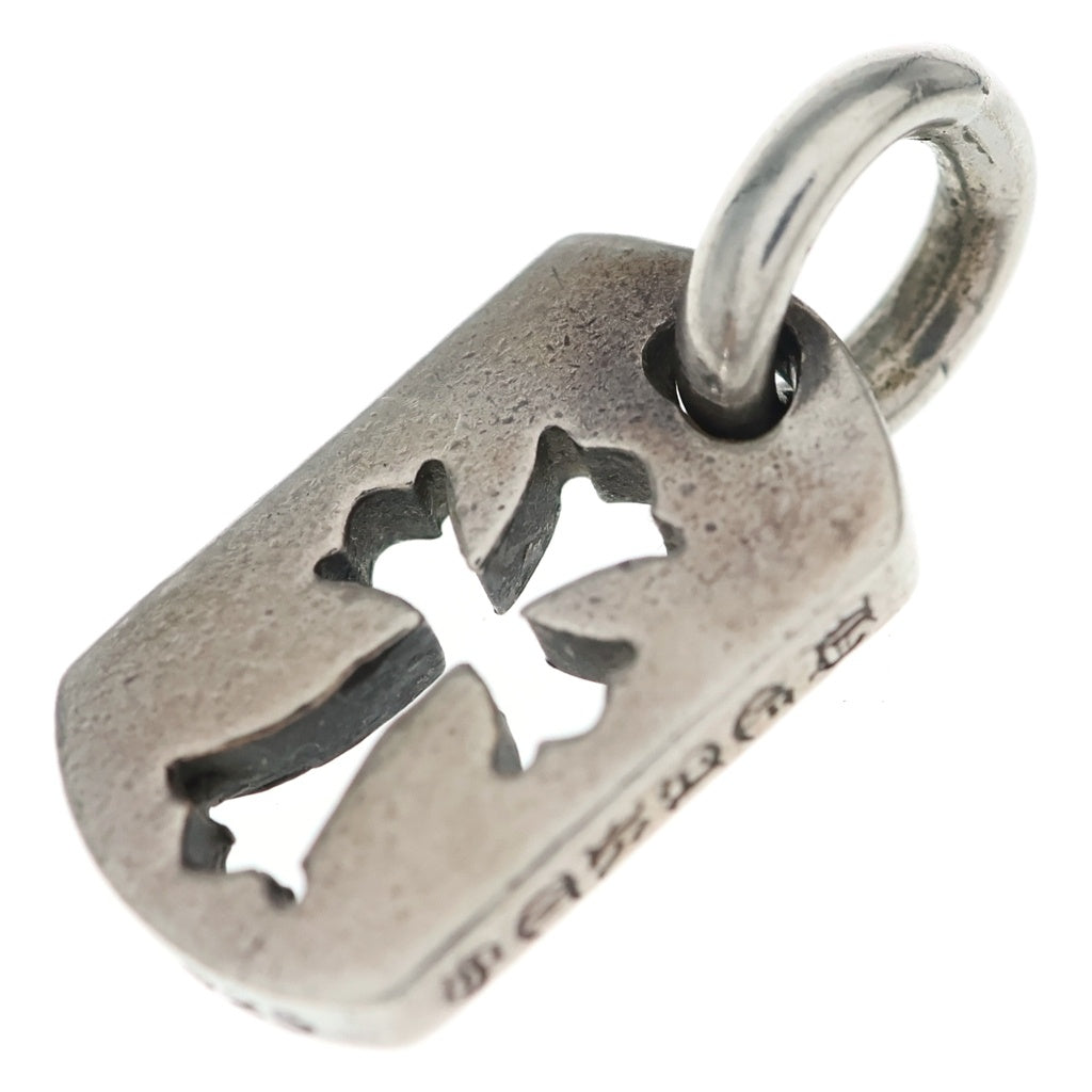CHROME HEARTS(クロムハーツ) D TAG SML CO CRS カットアウトクロスドッグタグ スモール ペンダントトップ シルバー BCA242