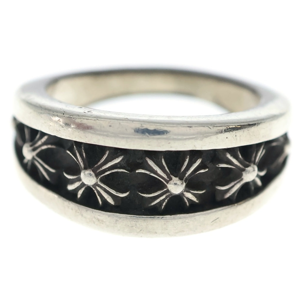 CHROME HEARTS(クロムハーツ) NARROW V CH PLS ナローVバンド CHプラスリング シルバー BCA399