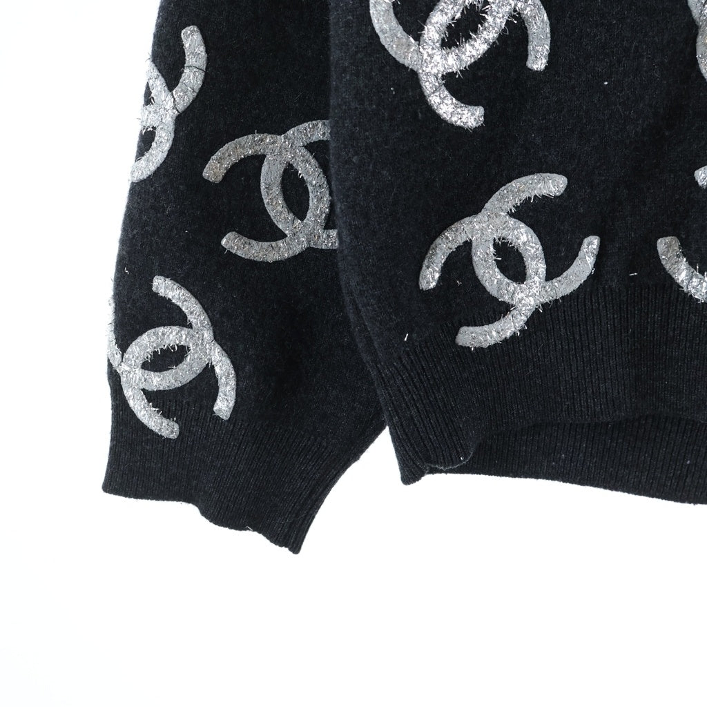 CHANEL(シャネル) ココボタン カーディガン ブラック カシミア #40 P72997K10494 レディース