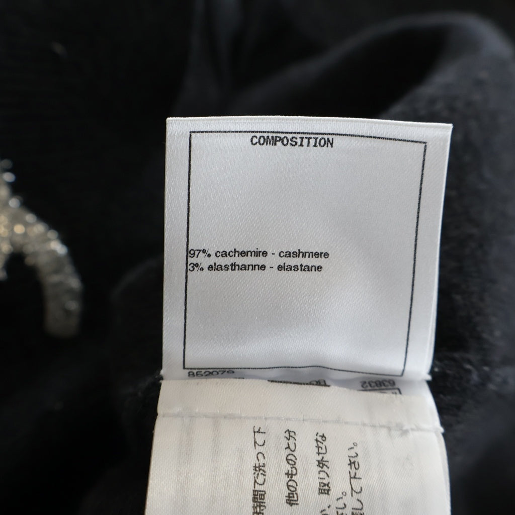 CHANEL(シャネル) ココボタン カーディガン ブラック カシミア #40 P72997K10494 レディース