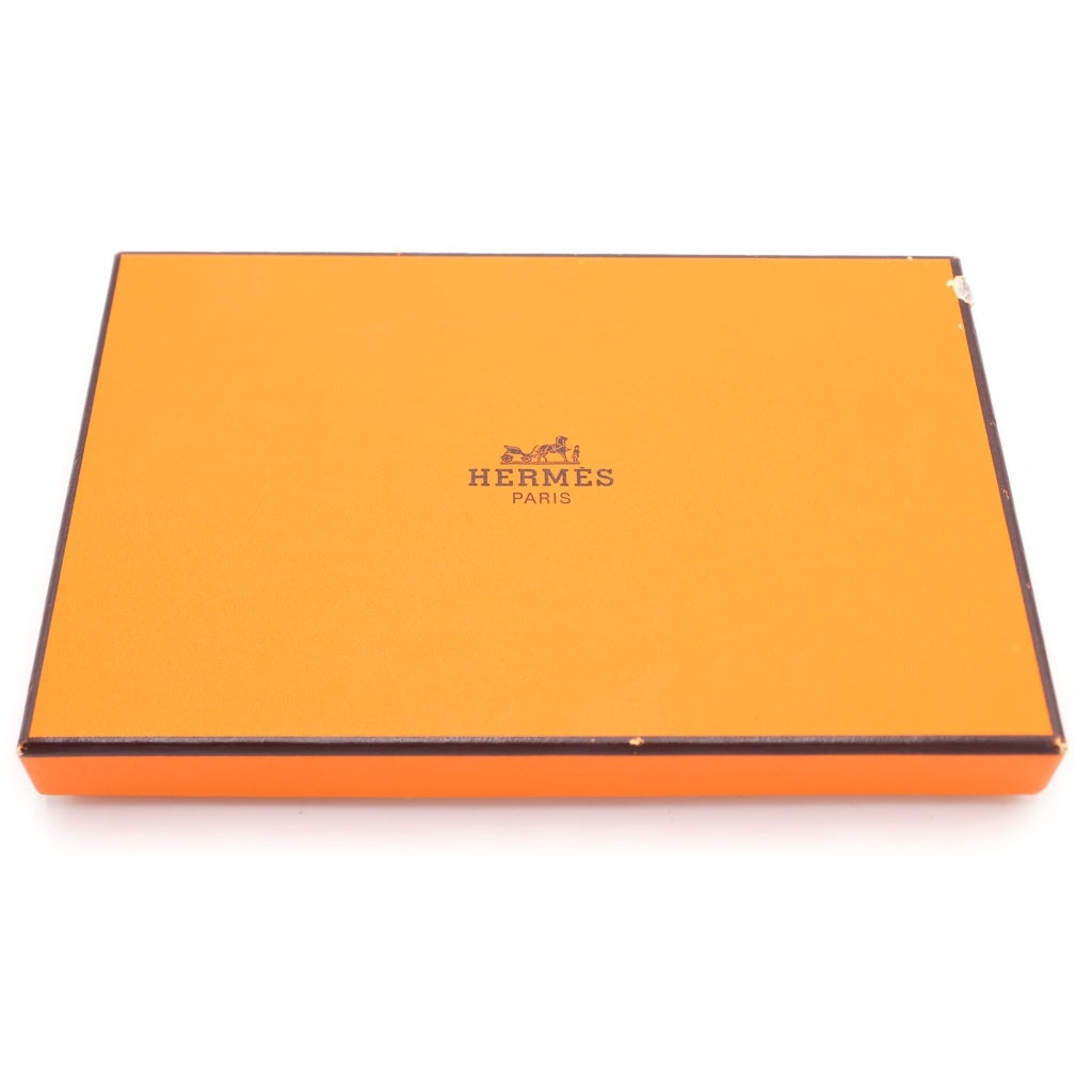 HERMES(エルメス) べアンスフレ エプソン ロングウォレット カードケース 長財布 ブラウン ゴールド レザー □C刻印 ゴールド金具