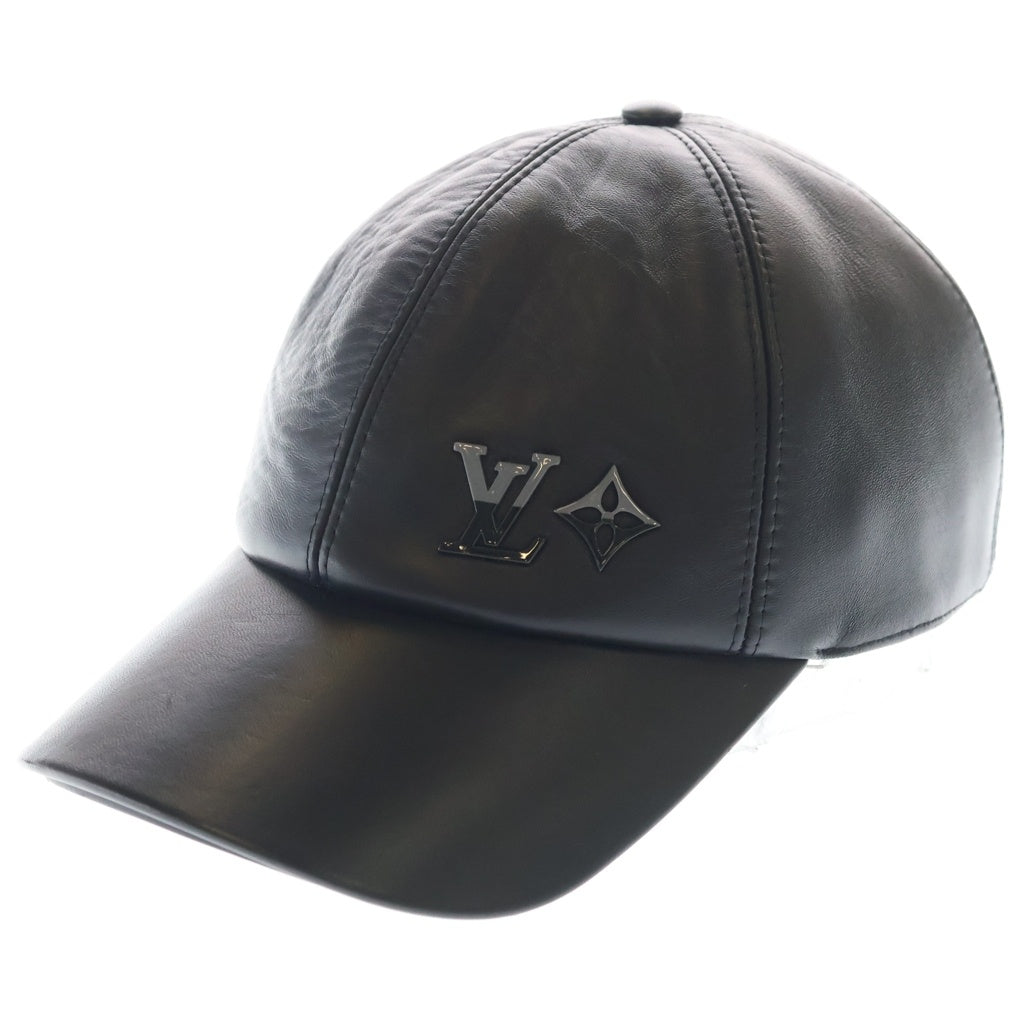 LOUIS VUITTON(ルイヴィトン) LV Dual Leather Cap M7170M デュアル レザーキャップ ブラック