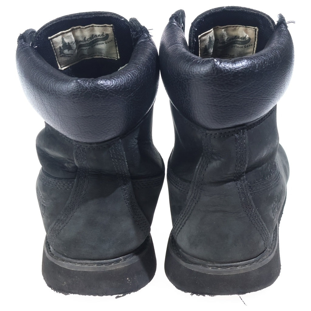 Timberland(ティンバーランド) クラシック 6インチ ウォータープルーフ スエードレザー ショートブーツ シューズ ブラック