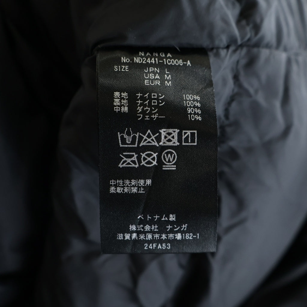 NANGA(ナンガ) AURORA TEX DOWN FIELD HALF COAT オーロラテックス ダウン フィールド ハーフ コート ジャケット ブラック ND2441-1C006-A