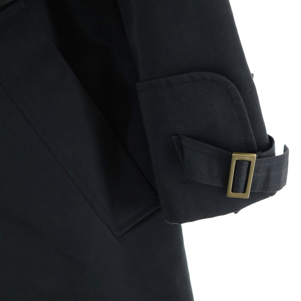 GUCCI(グッチ) ベルテッド ロングトレンチコート ブラック #38 118107 ZF073 レディース
