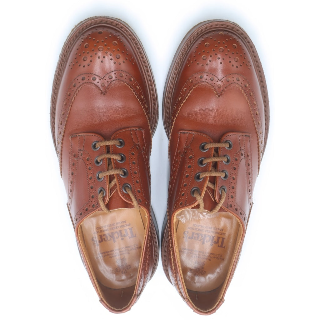 Tricker's(トリッカーズ) バートン ウィングチップ レザーシューズ ブラウン #8 M5633