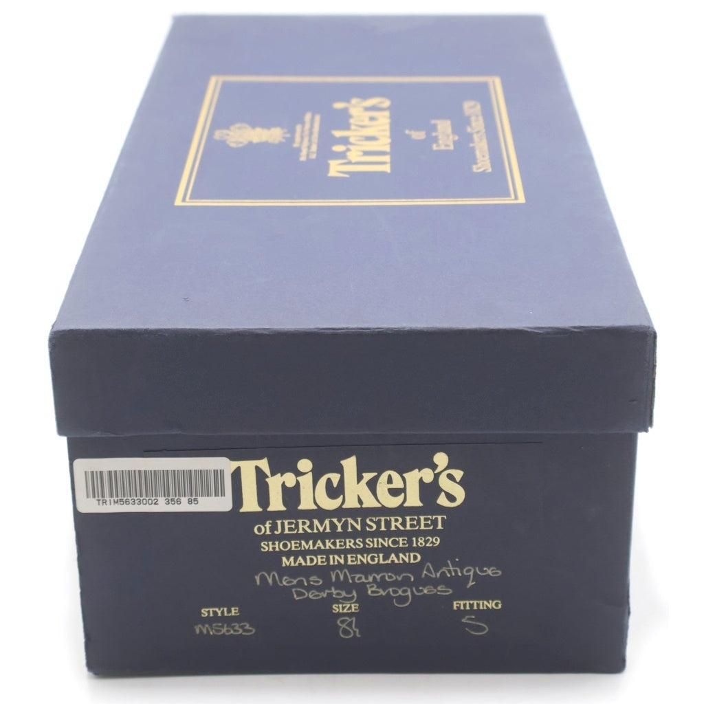 Tricker's(トリッカーズ) バートン ウィングチップ レザーシューズ ブラウン #8 M5633
