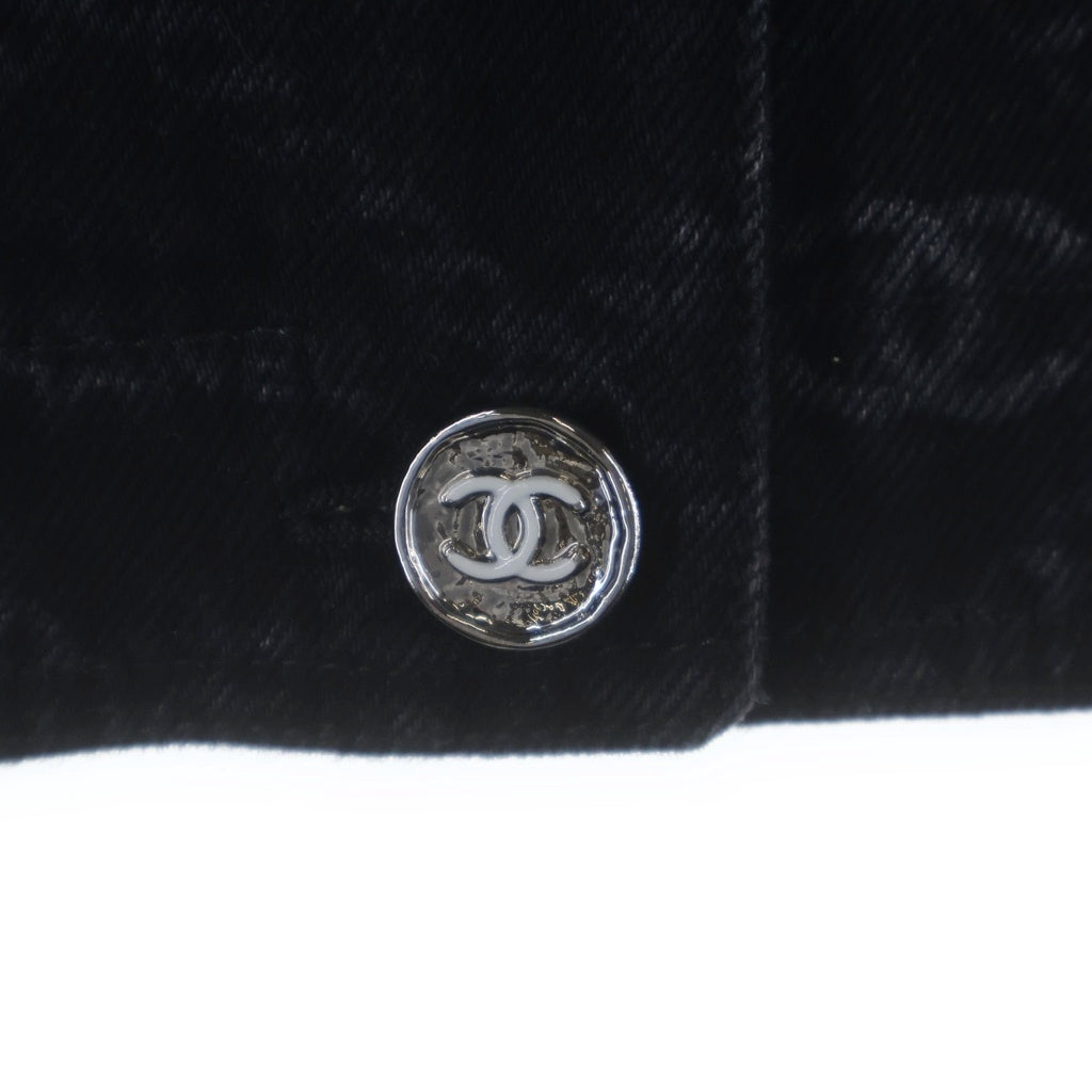 CHANEL(シャネル) ココマーク デニムジャケット ブラック #34 P75284V66954 レディース