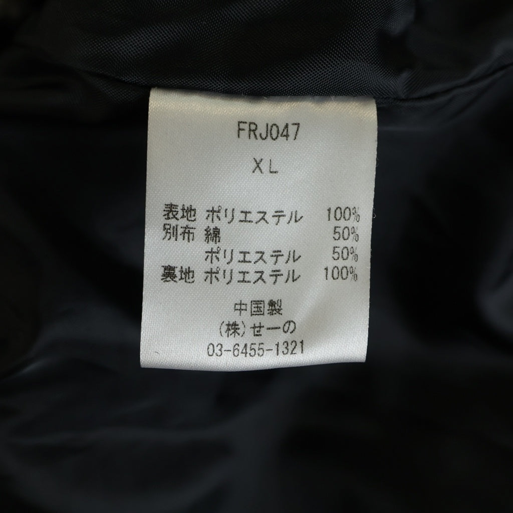 FR2(エフアールツー) FR2 ハーフジップボアフリース ブラック×ホワイト #XL