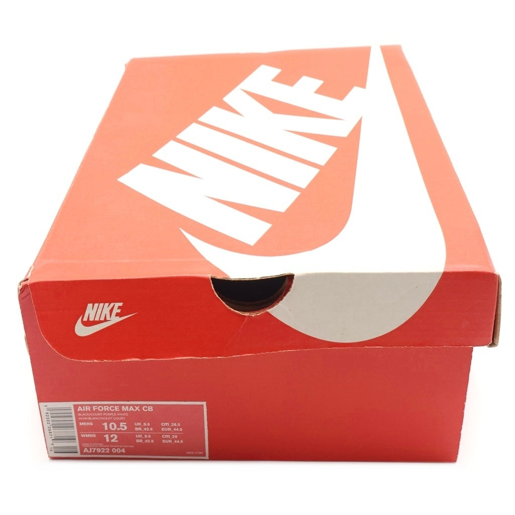 NIKE(ナイキ) エアフォースマックスCB スニーカーシューズ ブラック×パープル #28.5
