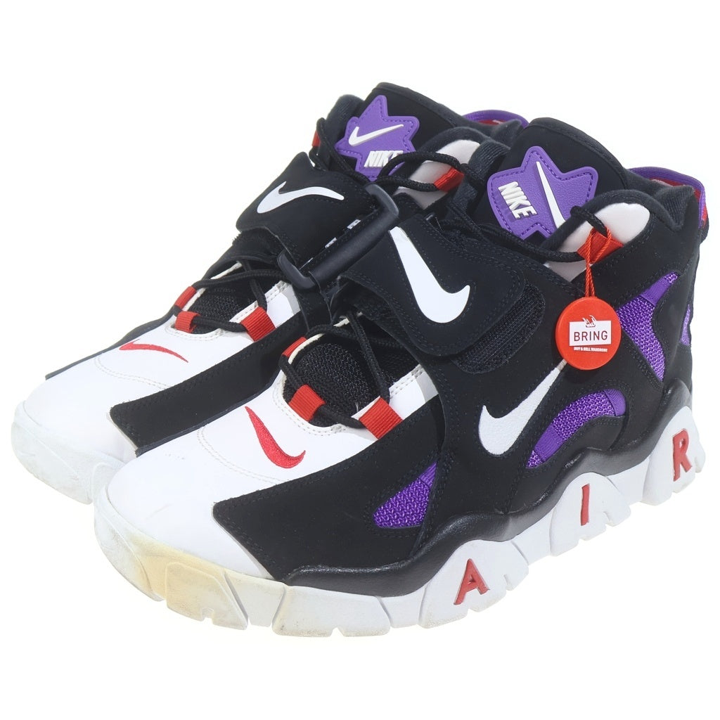NIKE(ナイキ) Nike Air Barrage Mid Raptors スニーカー ブラック×パープル #28.5 CD9329-001