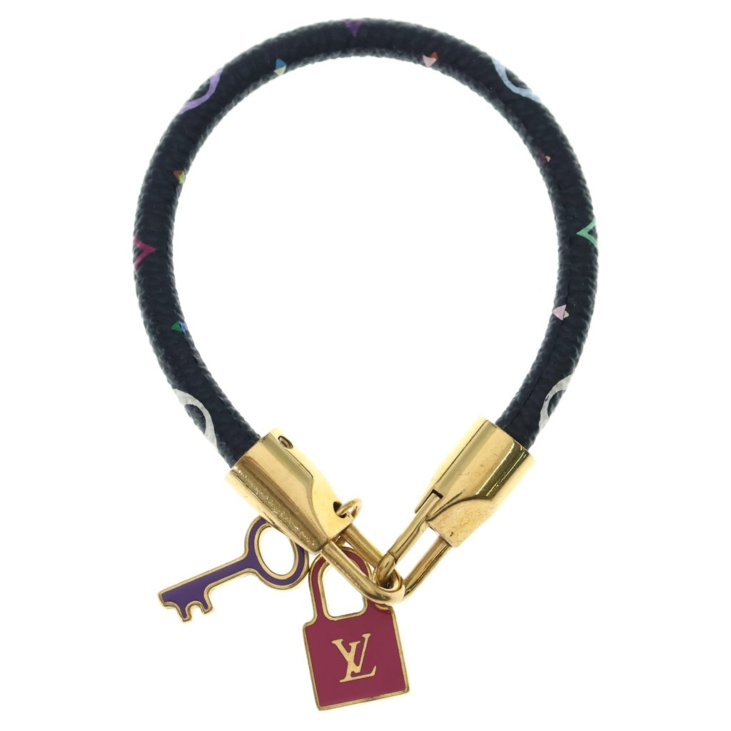 LOUIS VUITTON(ルイヴィトン) モノグラム マルチカラー ブラスレ・ラックイット ブレスレット バングル M6603F ブラック/ゴールド/マルチカラー レディース