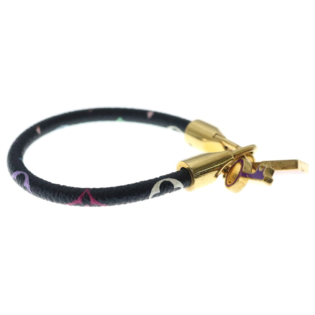LOUIS VUITTON(ルイヴィトン) モノグラム マルチカラー ブラスレ・ラックイット ブレスレット バングル M6603F ブラック/ゴールド/マルチカラー レディース