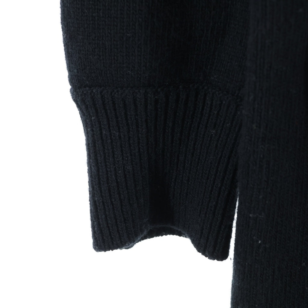 GUCCI(グッチ) Vネックニットワンピース レース ブラック 717540 #XS レディース