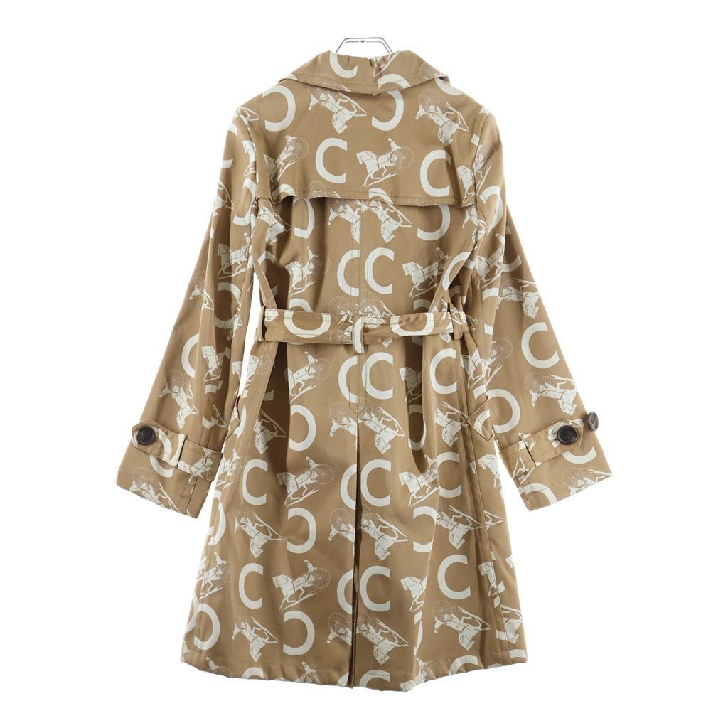 CELINE(セリーヌ) Cマカダム馬車柄トレンチコート ベージュ コットン #36 レディース
