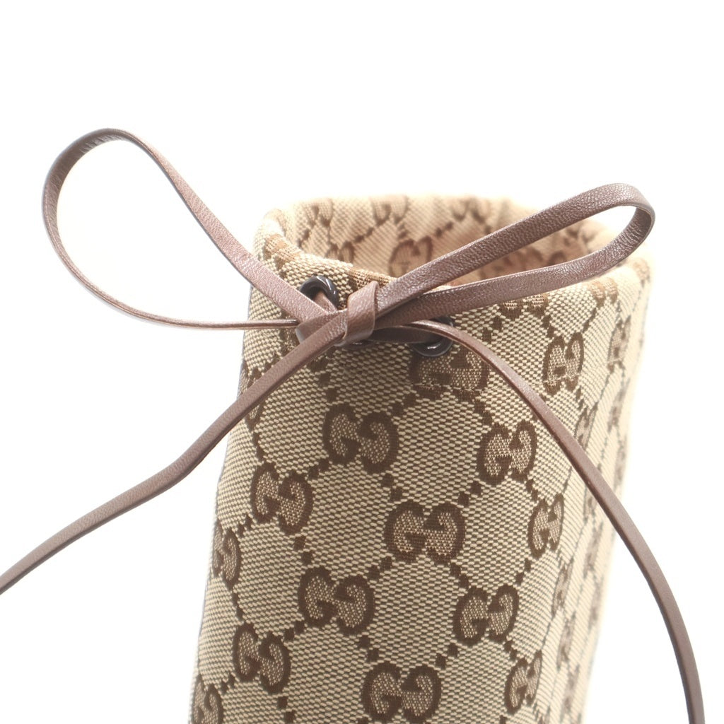 GUCCI(グッチ) GGキャンバス ロングヒールブーツ ベージュ 551149 #35 1/2 レディース