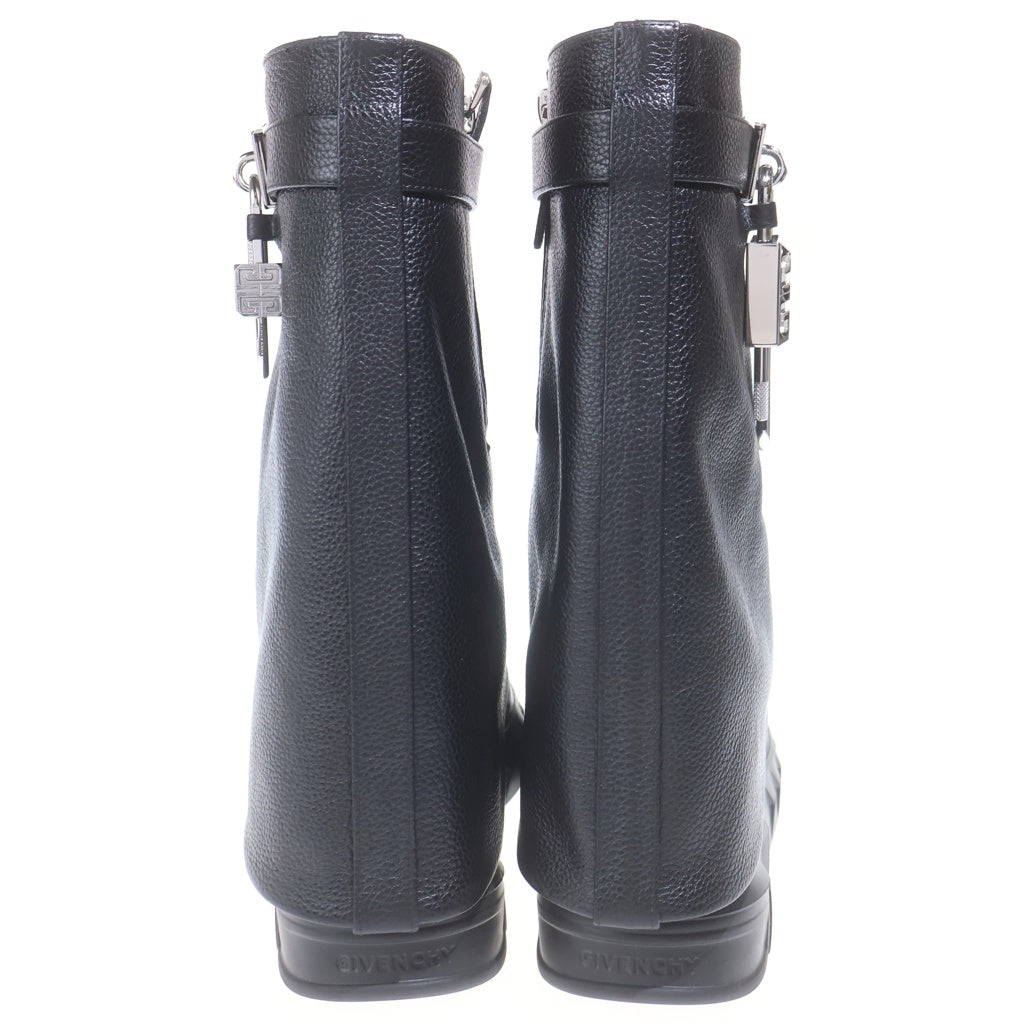 GIVENCHY(ジバンシィ) シャークロック バイカーアンクルレザーブーツ ブラック #36 レディース